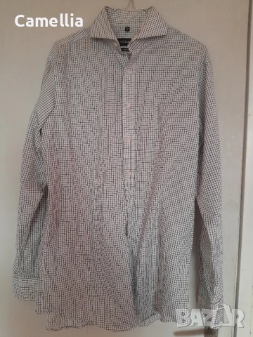 Мъжки ризи Zara, YORN, S-размер , снимка 4 - Ризи - 52834554