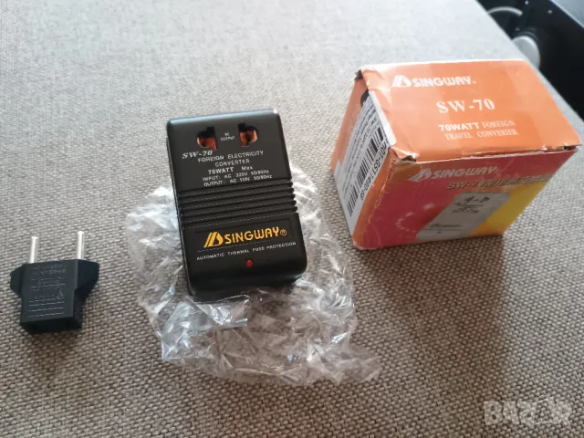 Singway® SW-70 transformer 220 to 110V, снимка 11 - Ресийвъри, усилватели, смесителни пултове - 50138232