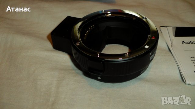 Адаптор (преходник) за обектив CANON EF към Sony E mount NEX ii, снимка 2 - Чанти, стативи, аксесоари - 41650202