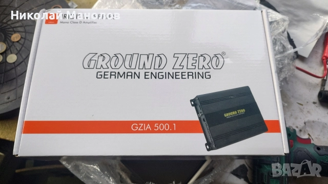 усилвател за кола ground zero 500.1 моно , снимка 2 - Ресийвъри, усилватели, смесителни пултове - 52725275