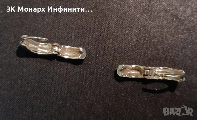 Сребърни обеци, снимка 3 - Обеци - 50623364