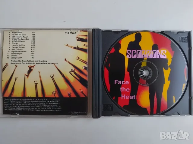 Scorpions – Face The Heat - матричен диск музика, снимка 2 - CD дискове - 56404993