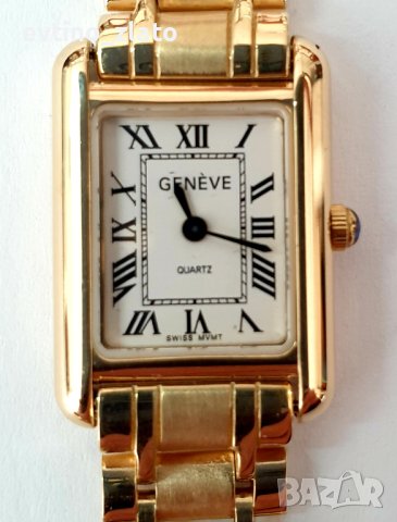 Златни дамски часовници  GENEVE - Au585-14K, снимка 10 - Дамски - 38142322