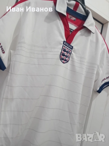 Оригинален екип на Англия - 2004г., снимка 9 - Футбол - 51750124