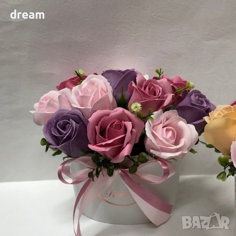 Букет с ароматни сапунени рози, снимка 15 - Декорация за дома - 32962692