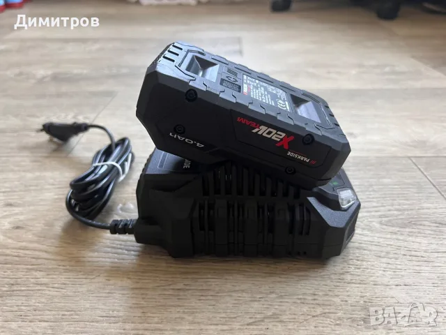 Акумулаторна батерия Parkside 4ah Smart, 20V и зарядно 4.5 ампера за бързо зареждане., снимка 4 - Винтоверти - 55886302