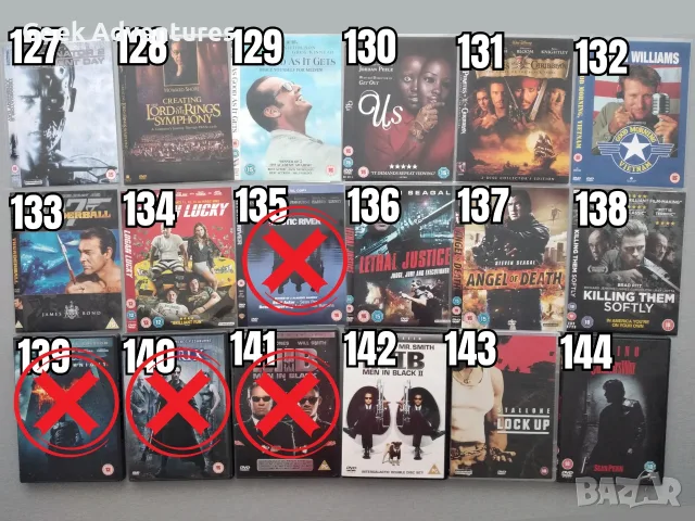 Екшън, Драма, Трилър, Ужаси Филми DVD's - Оригинални Филмови Дискове на Английски Език, снимка 9 - Екшън - 47015417