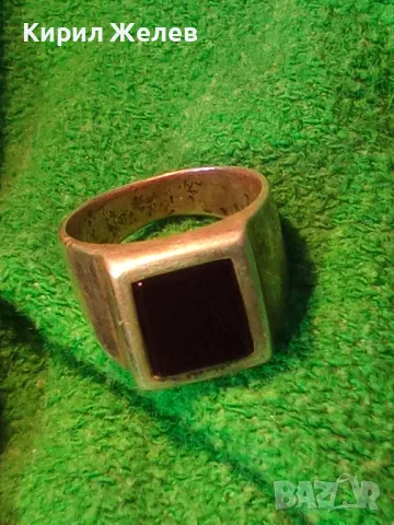 АРИСТОКРАТИЧЕН КЛАСИЧЕСКИ МОДЕЛ СРЕБЪРЕН ПРЪСТЕН СРЕБРО 925 с ЮВЕЛИРНО ШЛИФОВАН ЧЕРЕН ОНИКС 49980, снимка 18 - Пръстени - 50024975