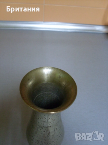 Бронзов съд- ваза., снимка 4 - Декорация за дома - 52920808