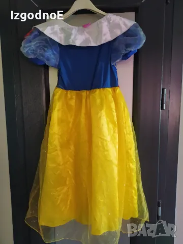 7-8год детска карнавална рокля Снежанка , снимка 3 - Детски рокли и поли - 47695715