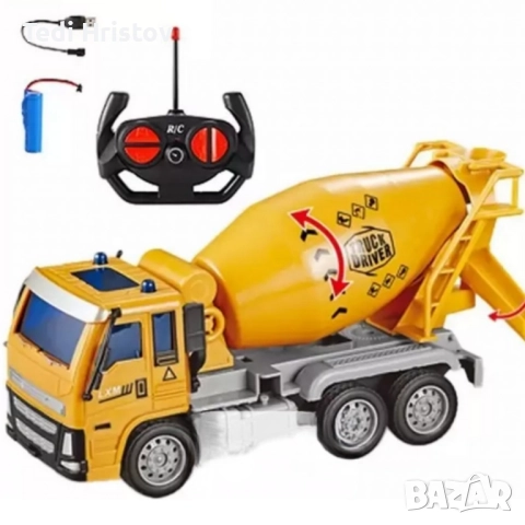 Радиоуправляем бетоновоз Truck Construction R/C, снимка 2 - Коли, камиони, мотори, писти - 52449876