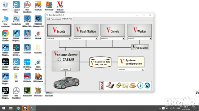 Инсталация и конфигурация на Star Diagnosis SD Connect C4 Xentry Openshell, снимка 14 - Аксесоари и консумативи - 51409481