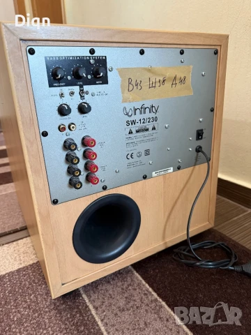 Infinity 12” subwoofer , снимка 10 - Тонколони - 51397319