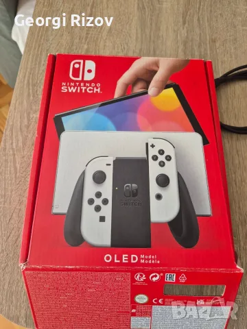Nintendo Switch OLED Red/Blue, снимка 4 - Nintendo конзоли - 56410364