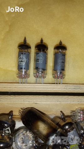 Три Радиолампи 6к4п изходни пентоди 