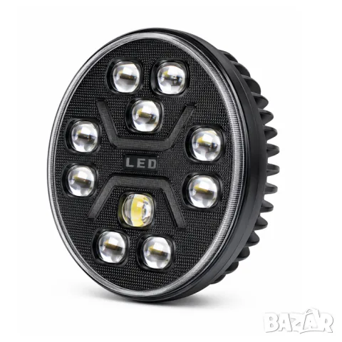 Кръгъл LED халоген 60 W с 10 диода