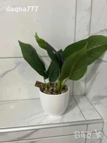 Красиво изкуствено растение в саксия, Cozevdnt, зелено, снимка 4 - Изкуствени цветя - 50433765