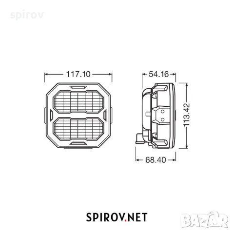 OSRAM LEDriving Cube PX1500 Flood LEDPWL 115-FL 12/24V 1500lm 6000K, снимка 2 - Аксесоари и консумативи - 55745774