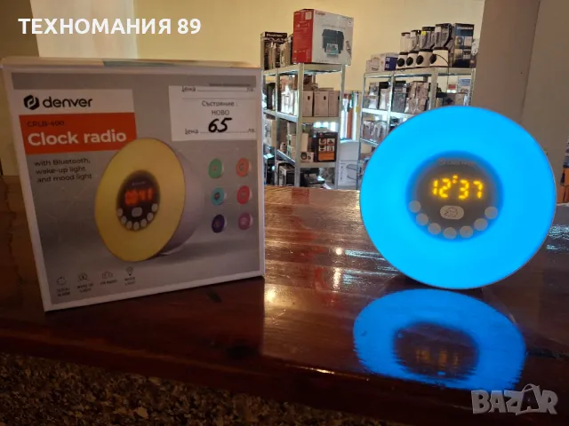 Радио часовник колонка, снимка 2 - Bluetooth тонколони - 47661662