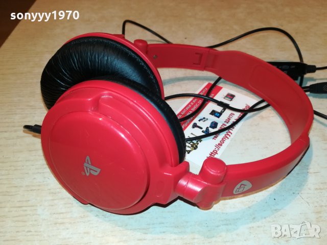 4 GAMERS SONY PLAYSTATION HEADPHONES 0410212058, снимка 13 - Аксесоари - 34350308