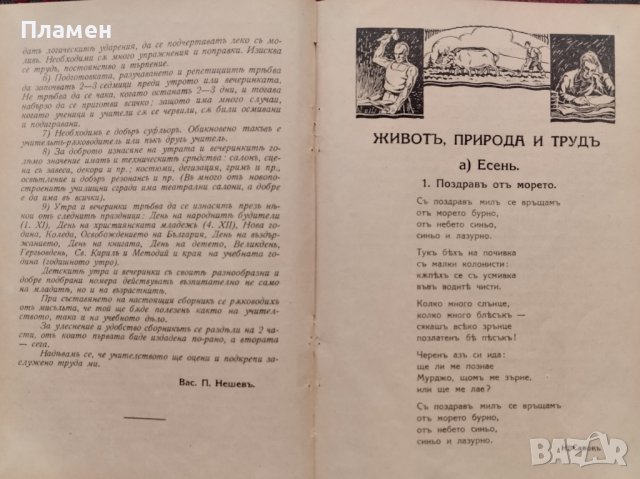 Детска сцена. Сборникъ за ученически утра и вечеринки Вас. П. Нешевъ, снимка 8 - Антикварни и старинни предмети - 39612901