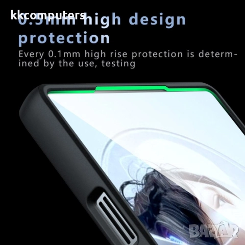Защитен калъф (PC + TPU) за ZTE nubia RedMagic 11 Pro 5G / 11 Pro+ 5G- Комплект с протектор, Прозрач, снимка 4 - Резервни части за телефони - 52478345