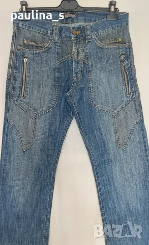 Три броя / Винтидж бутик! Мъжки маркови дънки "Levi's", "little ICEBERG", "LC Waikiki" , снимка 13 - Дънки - 55815499