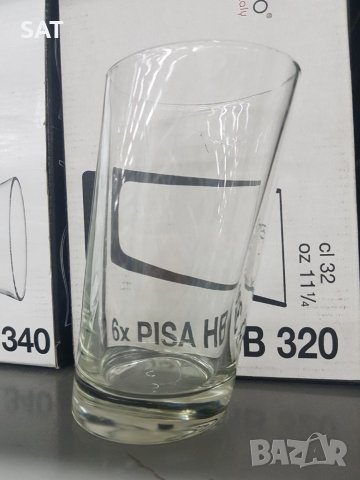 Чаши PISA  6 броя, снимка 2 - Чаши - 39631091