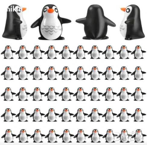 Пингвин пингвини фигурка фигурки играчки за украса декорация украса торта игра, снимка 4 - Фигурки - 53289628