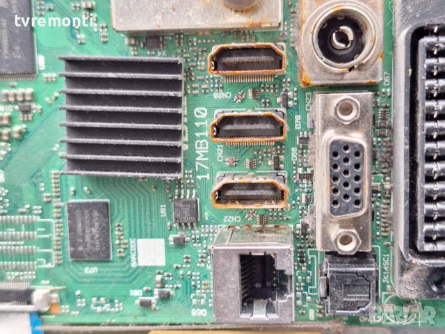 mainboard 17MB110 for,Telefunken 50WF401A for 50inc VES500UNDL-2D-N11, снимка 2 - Части и Платки - 50473862