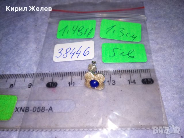 ПРЕКРАСНА НЕЖНА ФЛОРАЛНА СРЕБЪРНА ОБЕЦА - ЦВЕТЕ СРЕБРО 925 ПРОБА 38446, снимка 4 - Обеци - 41342329