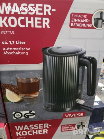 Кана за гореща вода 1,7 л. , 2200W / Vivess