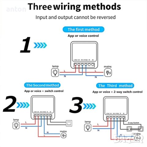 wifi smart switch безжичен ключ wireless control Tuya Smart life Alexa Alice Google home, снимка 5 - Други - 41227261