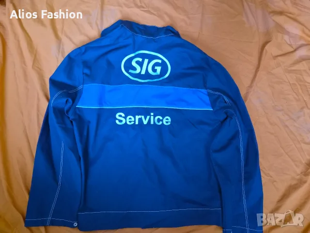 Работно яке SIG Service, размер 50, синя куртка, снимка 2 - Якета - 56211538