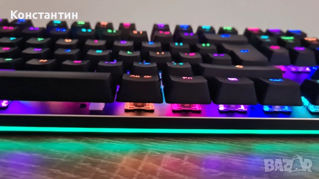  Механична геймърска клавиатура Aukey KM-G12, снимка 7 - Геймърски - 52591849