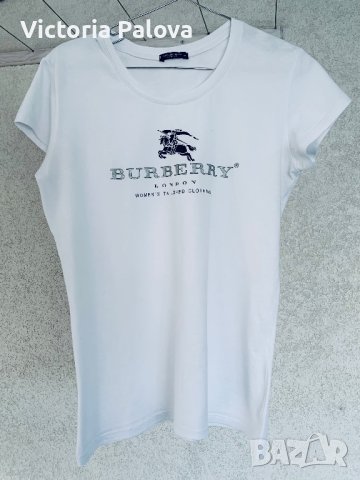 Дамска vintage тениска BURBERRY оригинал, снимка 6 - Тениски - 41098869
