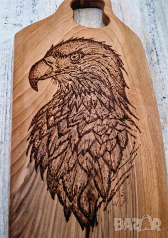 Дъски от орех ръчна пирография, снимка 8 - Декорация за дома - 53510046