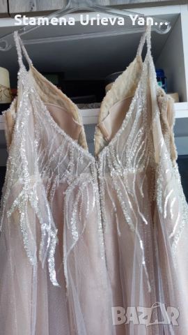 Дизайнерска официална рокля, снимка 9 - Сватбени рокли - 51789370