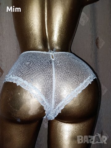 М Бикина цвят екрю с рязана бродерия , снимка 2 - Бельо - 42606238