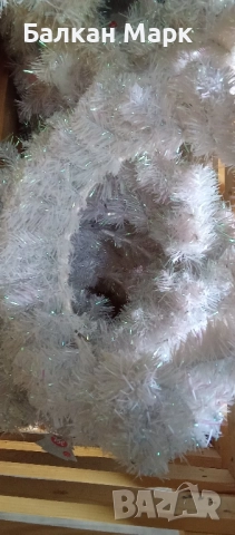 ❄️✨ Елегантен коледен венец за врата – 40 см ✨❄️, снимка 4 - Декорация за дома - 51909966