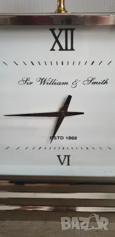 Голям  настолен часовник Sir William & Smith , снимка 5 - Антикварни и старинни предмети - 56167583