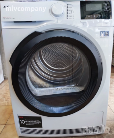 Сушилня AEG TR818A4E, 8 кг, Инверторен мотор, Термопомпа