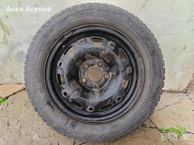 Зимни гуми 185/60/14 с джанти, снимка 4 - Гуми и джанти - 52283047