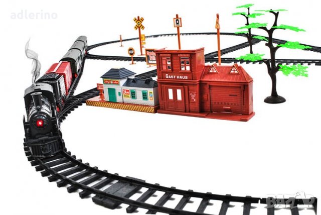 Детска игра Електрическа железница, детско влакче на релси, електрическо влакче на релси, 1,8 метра, снимка 6 - Коли, камиони, мотори, писти - 34164969