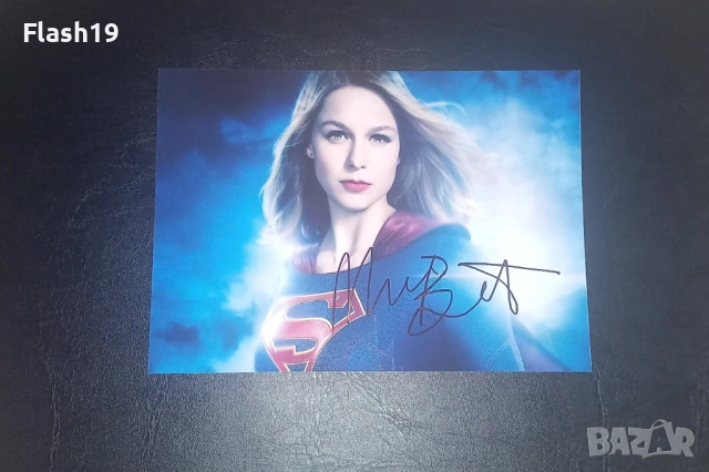 ☀️ Личен автограф Мелиса Бенойст (Melissa Benoist)  - Supergirl ☀️, снимка 2 - Колекции - 53751507