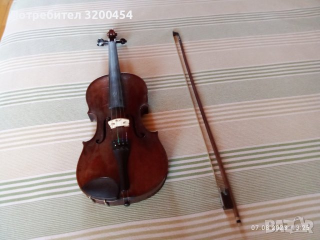 Старинна цигулка с лък, снимка 7 - Други - 41785039