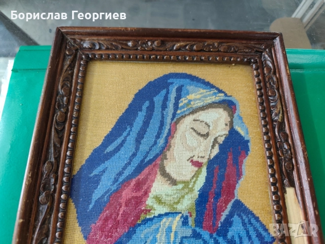 Гоблен малката богородица, снимка 2 - Гоблени - 52546080