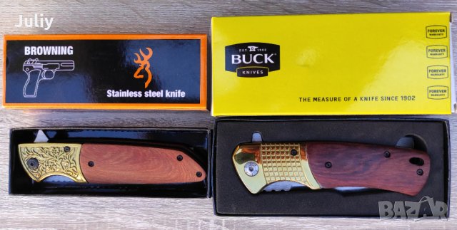  Сгъваем нож Buck DA96 / Browning FA40, снимка 12 - Ножове - 21572510