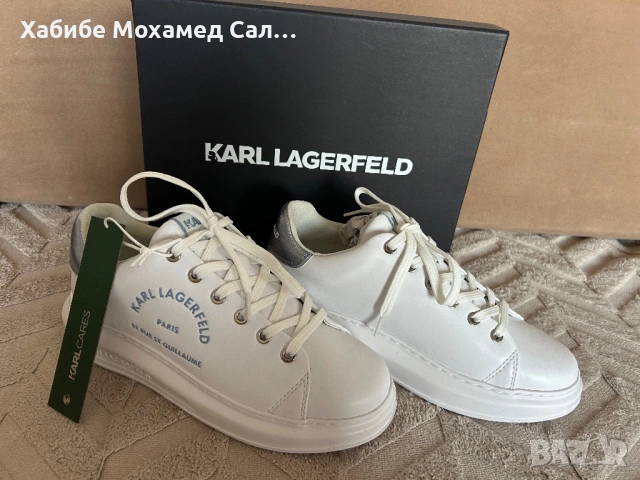 Нови - Karl Lagerfeld - 39номер , снимка 6 - Маратонки - 53739705