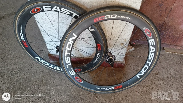 карбонови шосейни капли с тубуларни гуми, снимка 2 - Части за велосипеди - 51136156